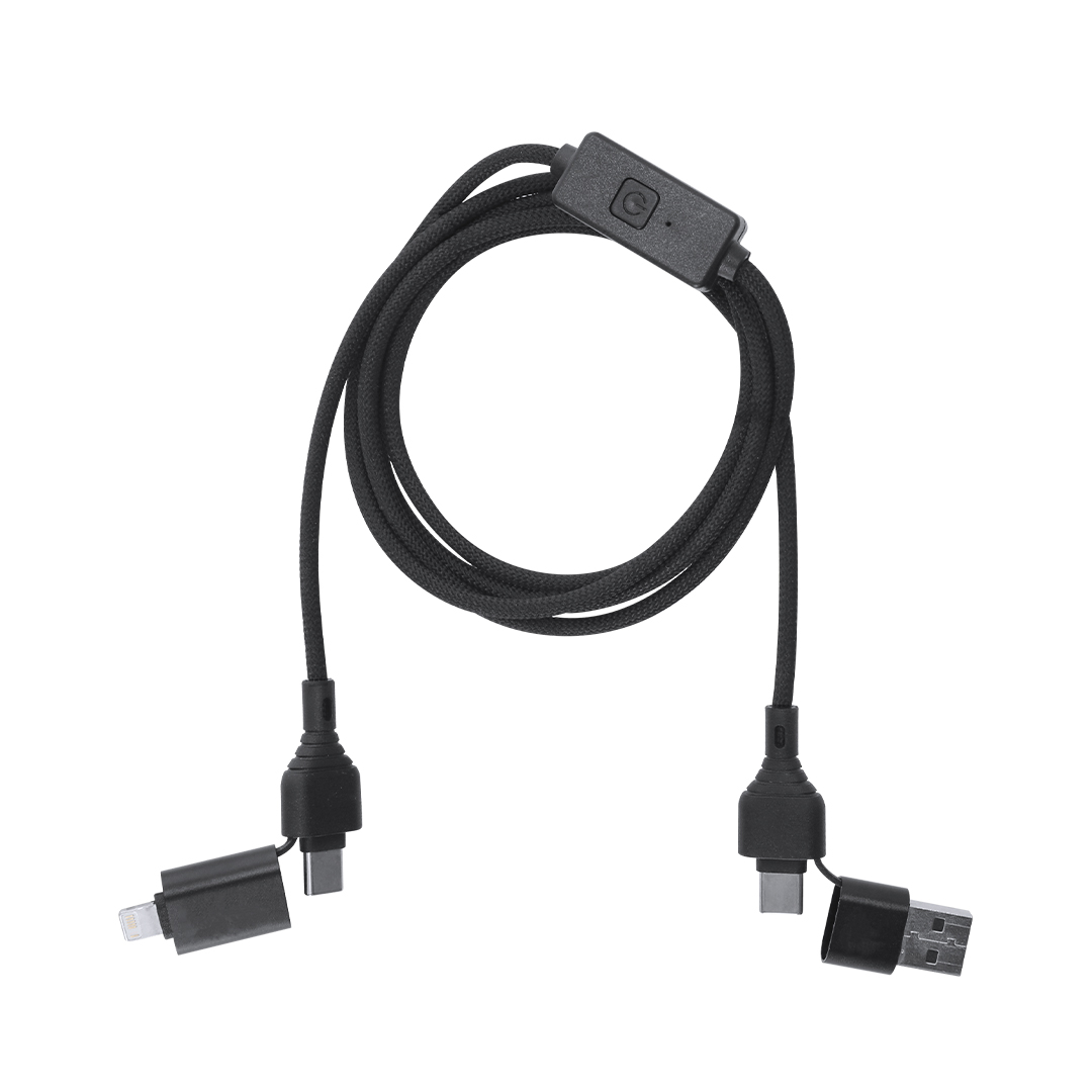Gabbo Cable – Charging Cables – available in black colour