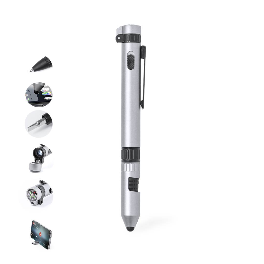 Posdan Pen – Multi Tools – available in silver colour