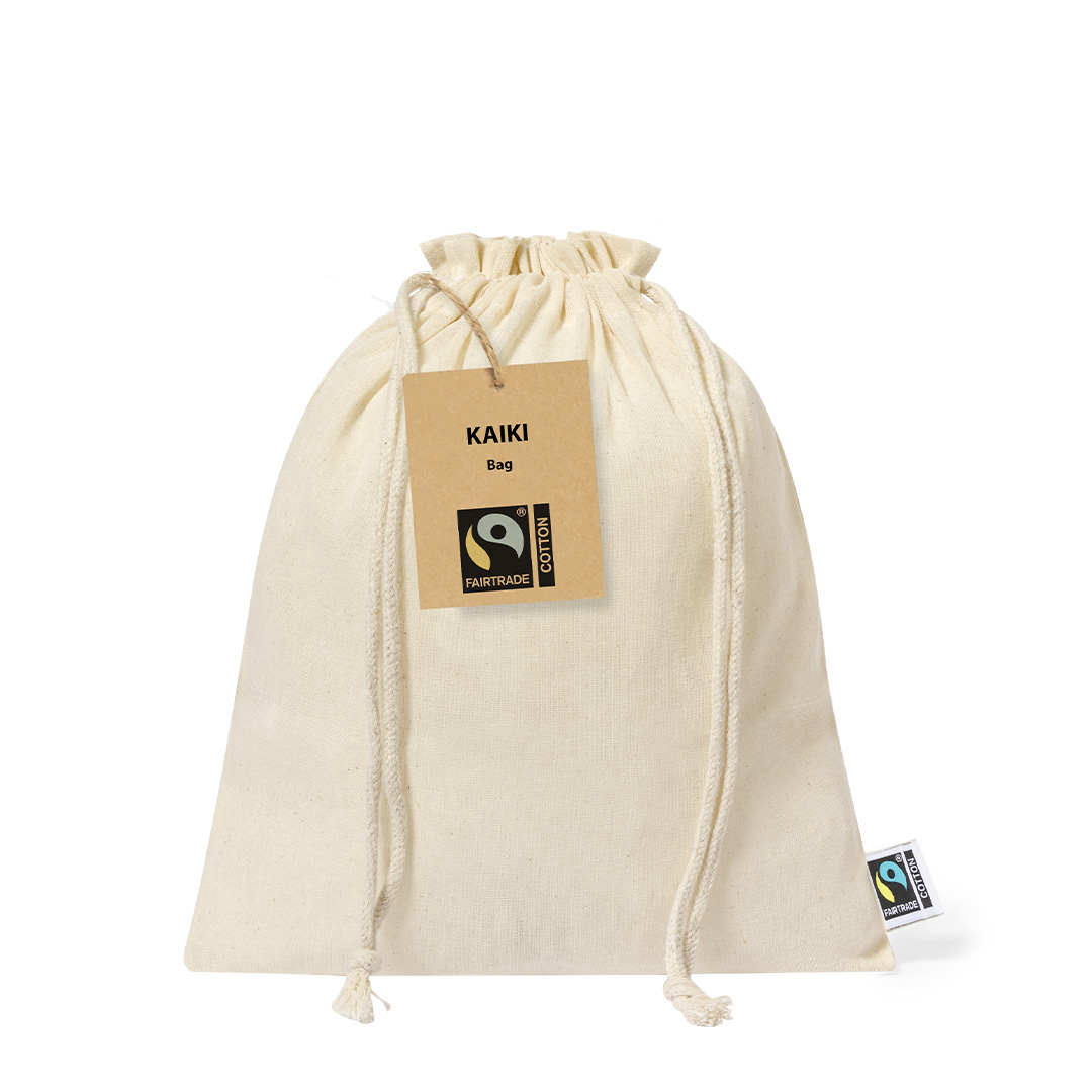 Kaiki Fairtrade Bag – Pouches – available in beige colour
