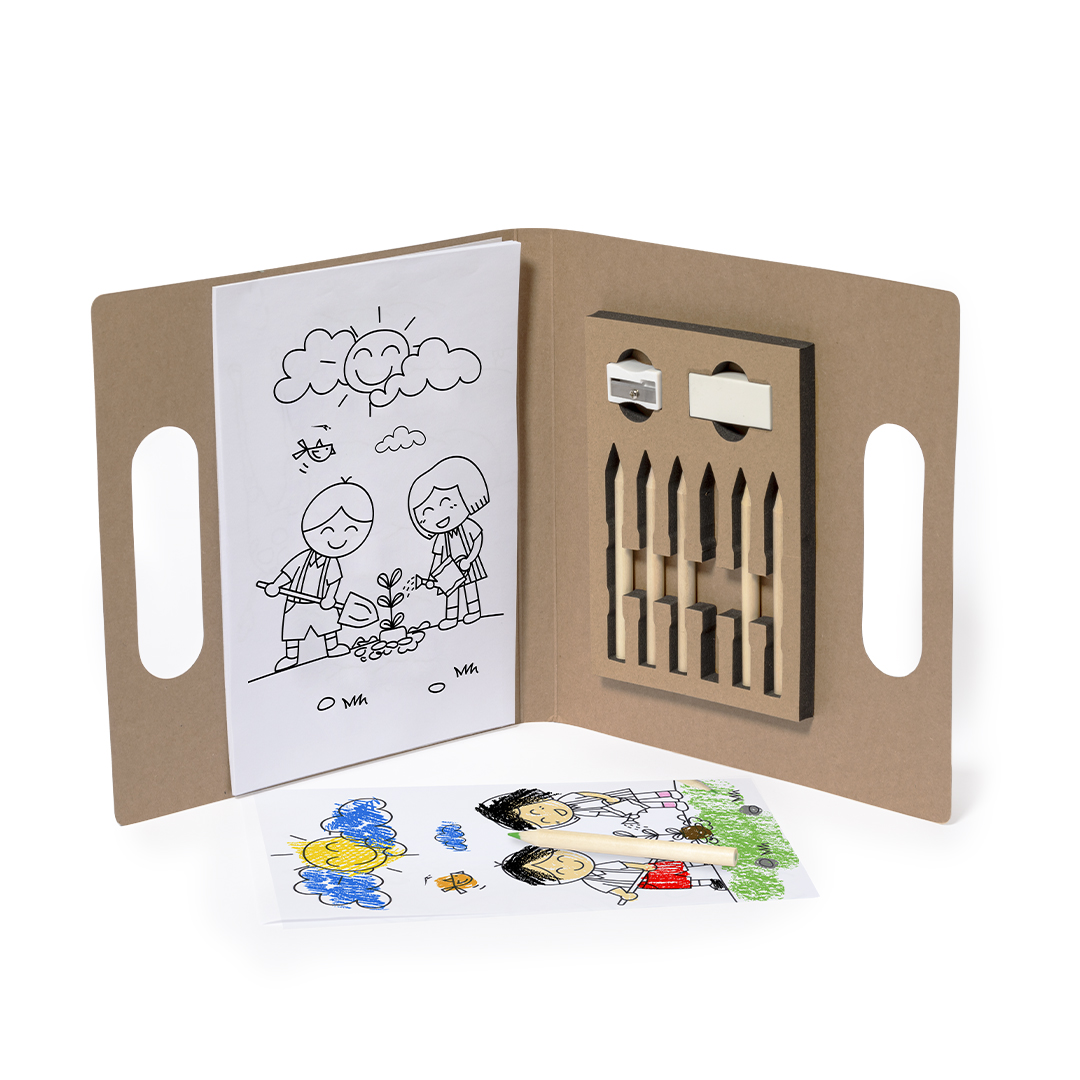 Clumber Gift Set – Coloured Pencils