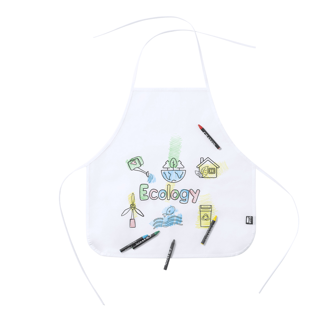 Mayfil Apron – Aprons – Swagg – available in White – photo 1 of 4